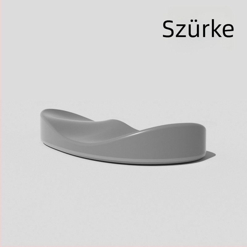 Irodai csuklótámasz párna – szilikon, csúszásmentes, vízálló, könnyen tisztítható; modell Q8, körülbelül 40 g, egyoldalas