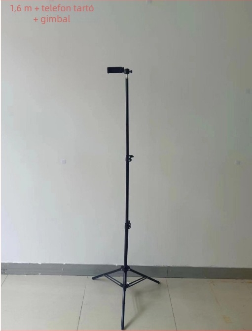 Háromrészes acéllábú állvány PTZ ball head-tel, teher 2-5 kg