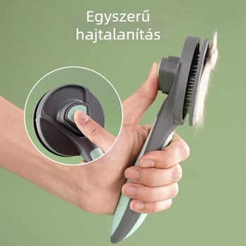Bei Le műanyag öntisztító szőrzet eltávolító fésű macskáknak és kutyáknak