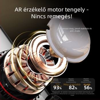 Telefonos gimbal automatikus követéssel, kézben tartható stabilizátor selfie pálcával és állvánnyal, beépített fény, Bluetooth távirányító, univerzális kompatibilitás