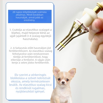 Kutyafarkát ápoló eszköz – farokvágás segédeszköz