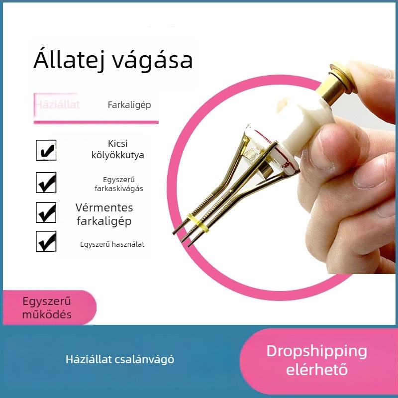 Kutyafarkát ápoló eszköz – farokvágás segédeszköz