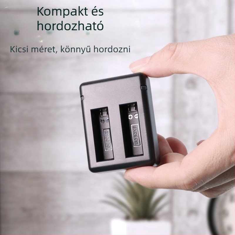 Insta360 One X akkumulátortöltő – PC anyagú, kompatibilis az One X kamerával, karton dobozos csomagolás