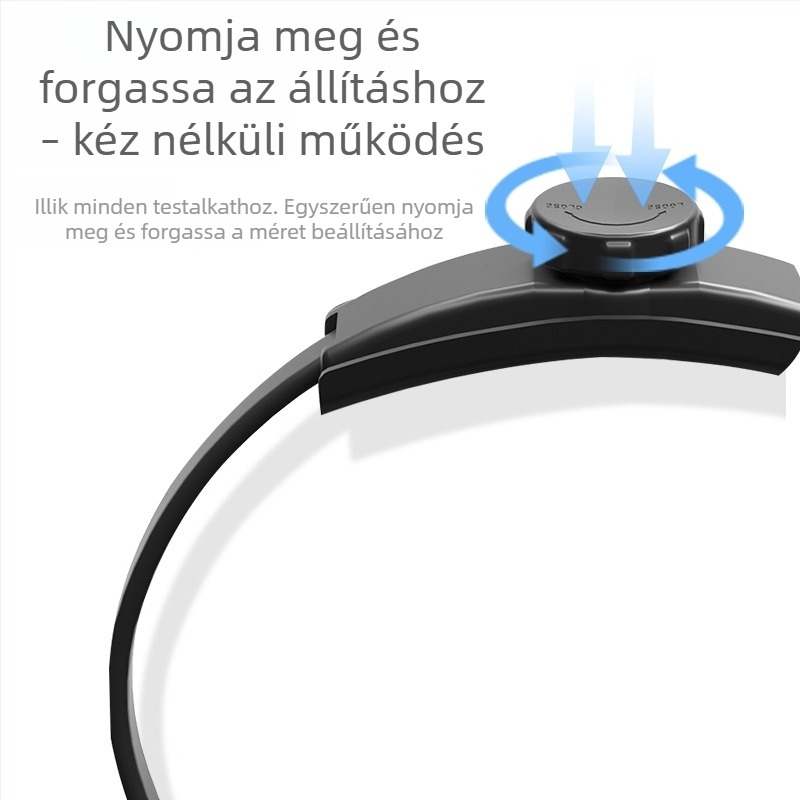 Akciókamera és mobiltelefon nyaköves tartó – ABS, csomag tartalma: nyaköv, telefonklip, pánt, csavar