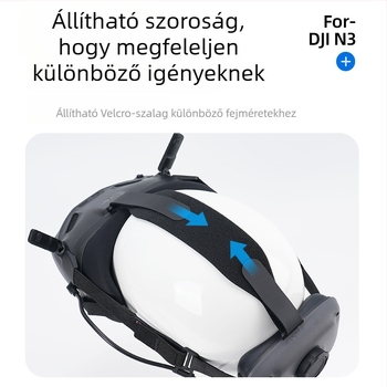 DJI Avata védő fejpánt EVA hab/nylon, modell 1474700, nyomtatott logó