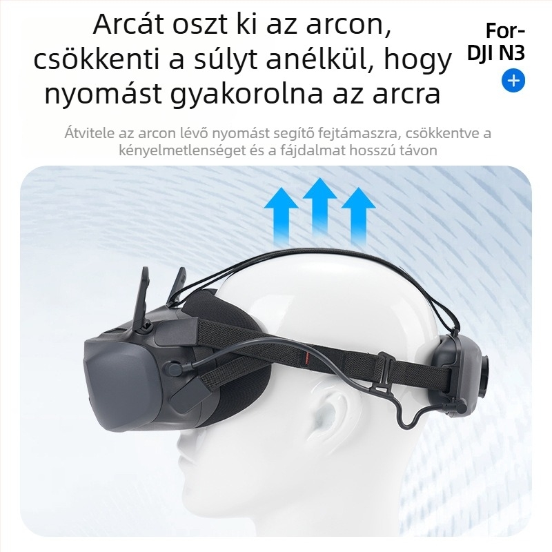 DJI Avata védő fejpánt EVA hab/nylon, modell 1474700, nyomtatott logó