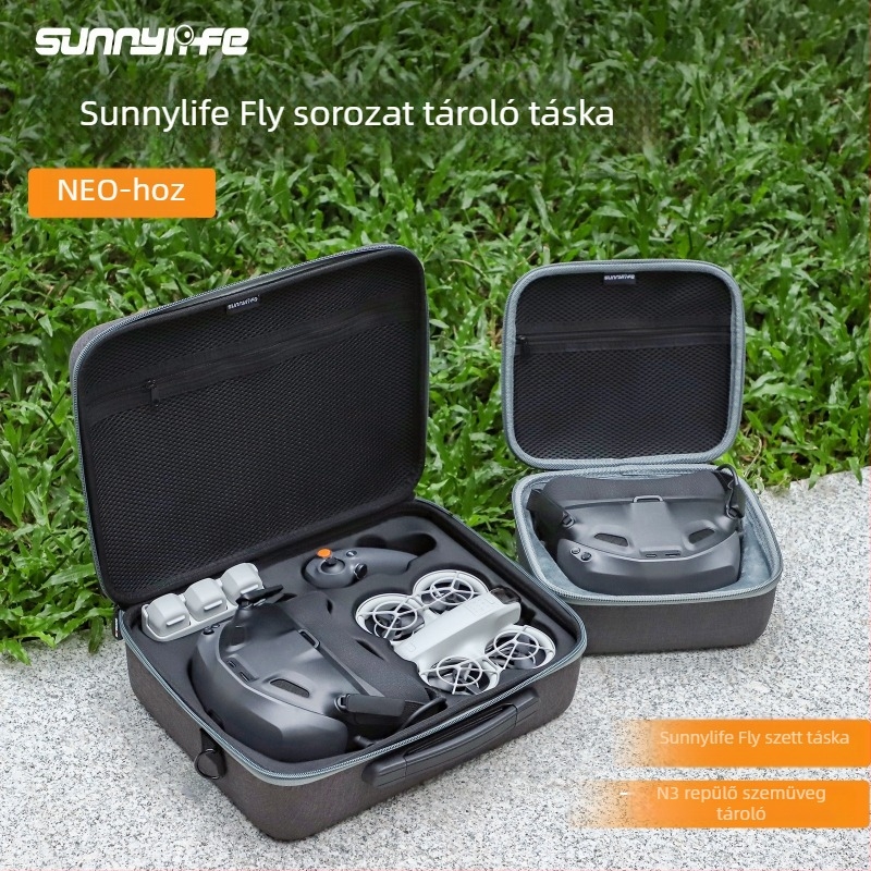 Sunnylife NEO2 tároló táska N3 mozgásérzékelős szemüvegekhez, PC tok NE-B936/B937