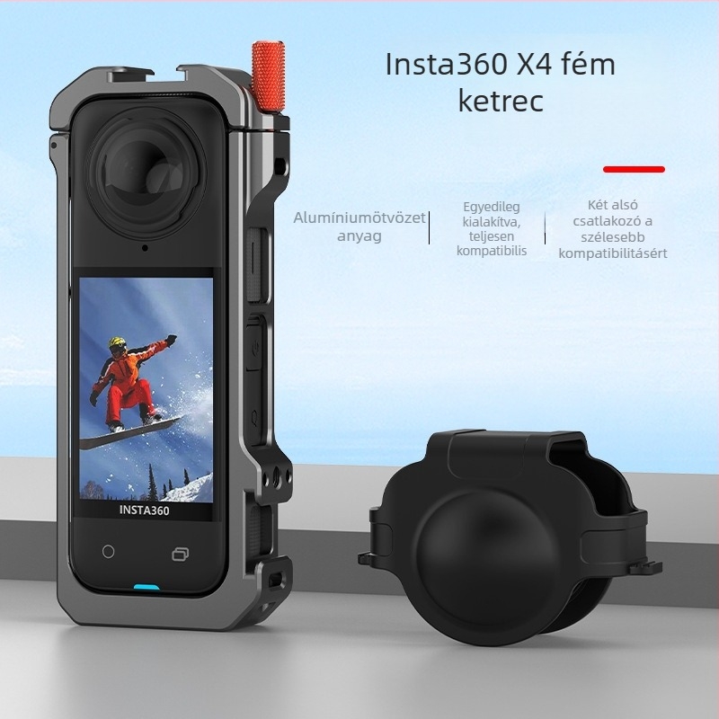 Insta360 X4 mágneses védőkosár alumíniumötvözetből, modell AC46