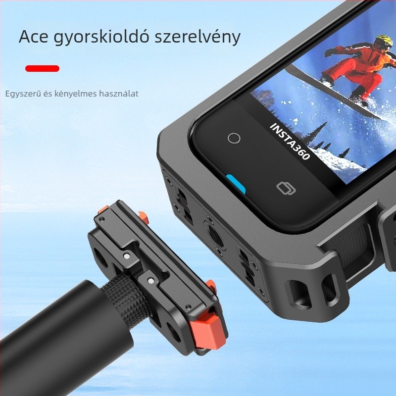Insta360 X4 mágneses védőkosár alumíniumötvözetből, modell AC46