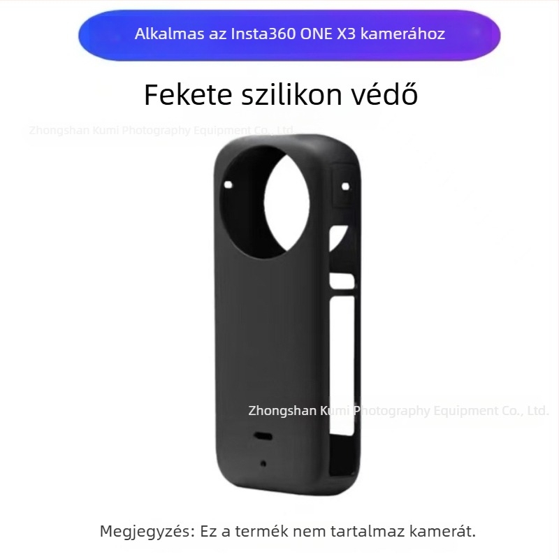 X3 Szilikon lencsevédő tok Insta360 X2/X3 számára