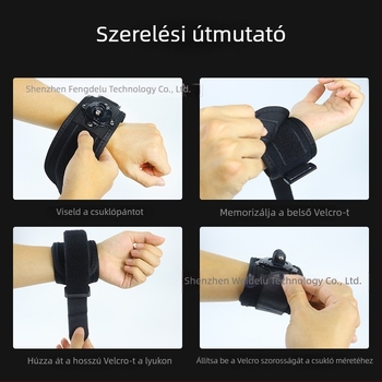 GoPro csuklópánt DJI Action 3/4/5 kamerákhoz, Shadow Stone 360 gyorskioldóval, hordozható és stabil