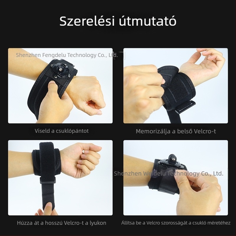 GoPro csuklópánt DJI Action 3/4/5 kamerákhoz, Shadow Stone 360 gyorskioldóval, hordozható és stabil