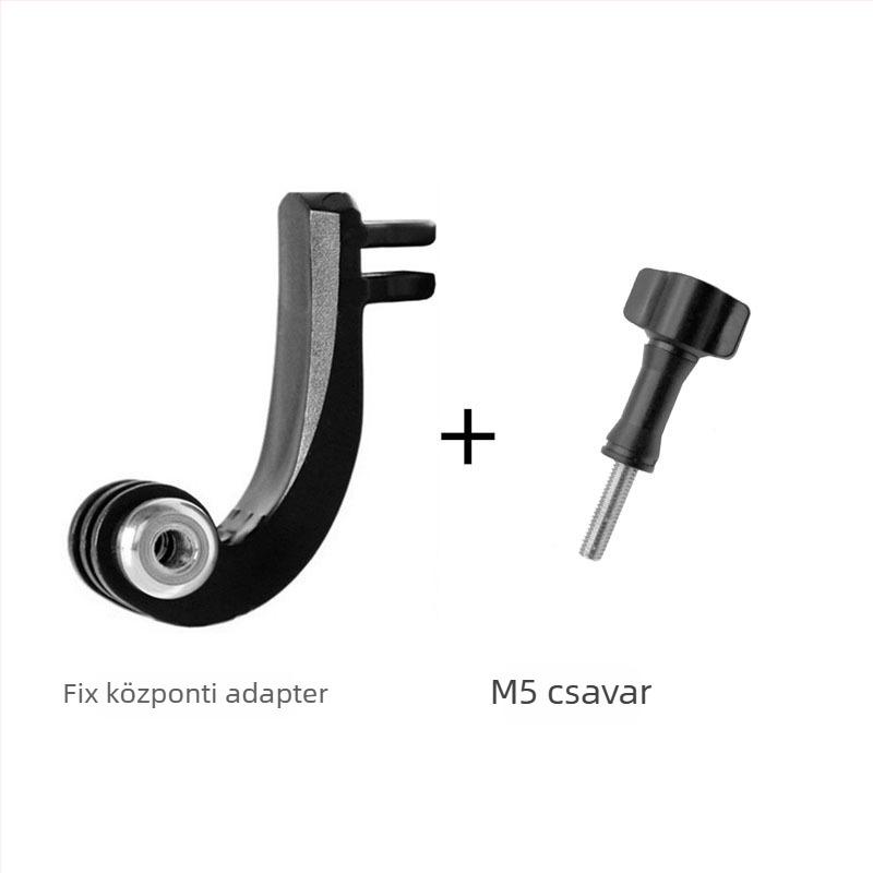 GoPro adapter középtengelyes felvételhez — univerzális mellkas- és nyakszorító, anyag műanyag+fém, márka Neutral, modell GoPro adapter