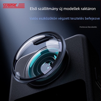Osmo 360 objektívvédő burkolat STARTRC - PC anyag, kompatibil Osmo 360, méretek 39.90 × 37.70 × 10.32 mm