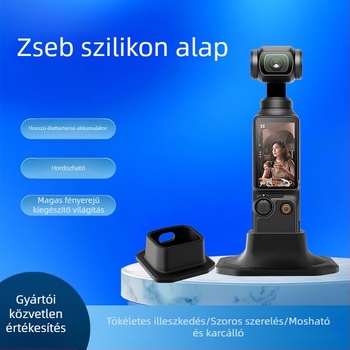 DJI Pocket 3 Szilikon Csúszásmentes Alap – Stabilizátor Állvány