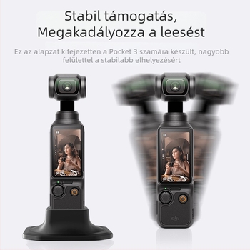 DJI Pocket 3 Szilikon Csúszásmentes Alap – Stabilizátor Állvány