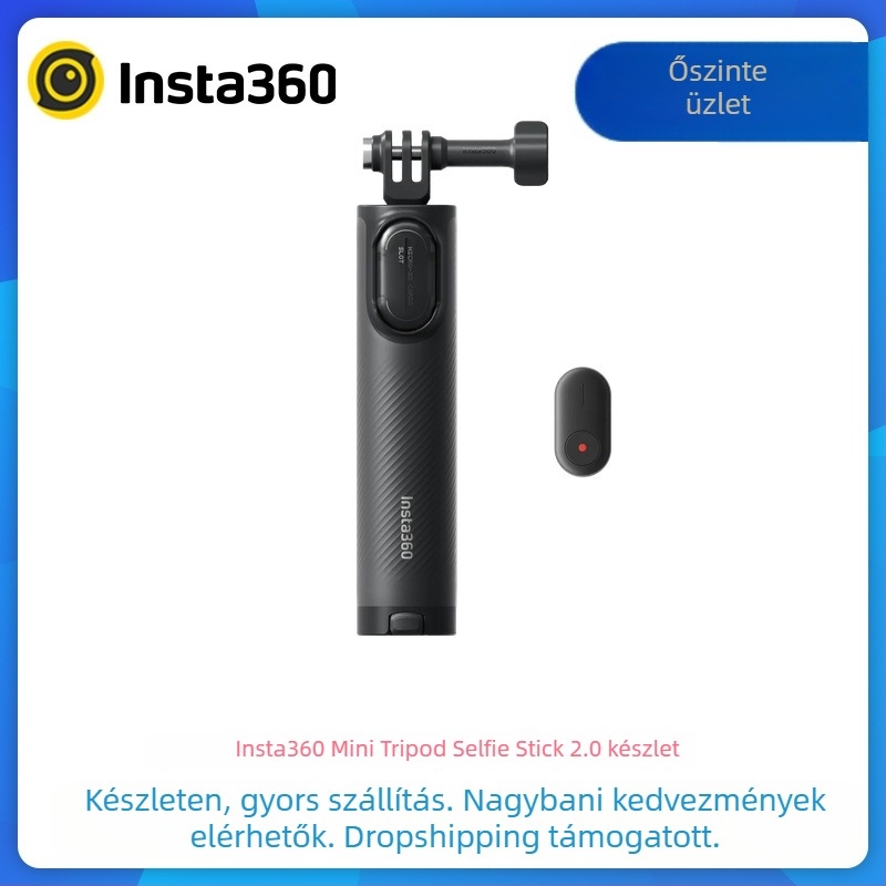 Shadow Stone 360 mini selfieállvány 2.0 – kompatibil Shadow Stone kamerával; logó nyomtatása nem támogatott; számla nélkül; utólagos szolgáltatás: 3 garancia