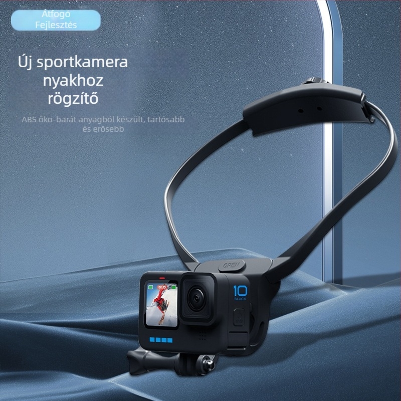 GoPro nyak tartó sportkamerákhoz és okostelefonokhoz | ABS anyag | 2. generáció