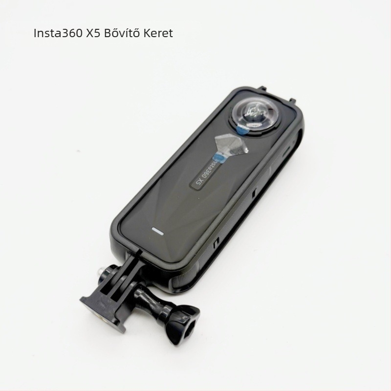 Insta360 X5 Műanyag védőkeret vakupapucs-bővítéssel panorámás akciókamera számára