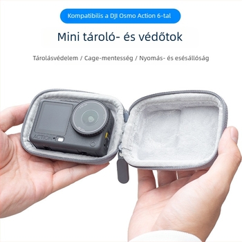 Action6 Mini tároló táska – Eav anyag, ütésálló védelem, kompakt test, logó nyomtatása lehetséges