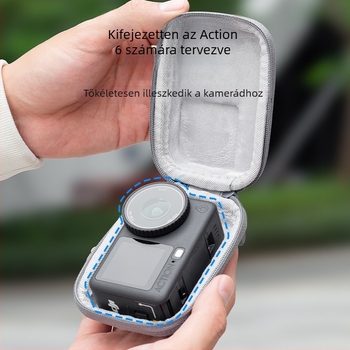 Action6 Mini tároló táska – Eav anyag, ütésálló védelem, kompakt test, logó nyomtatása lehetséges
