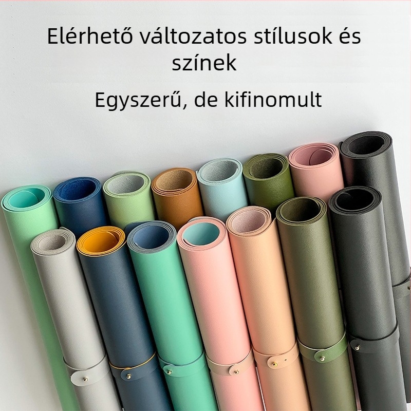 Bőr íróasztal alátét, egyoldalas, csúszásmentes felülettel, logó nyomtatással, OEM feldolgozás