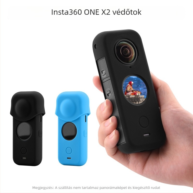 Insta360 One X2 szilikon védőfedél, modell X2, anyag: szilikon, nyomtatott logó