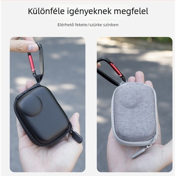 Insta360 GO Ultra védő tároló táska – EVA anyag, alkalmas Insta360 GO Ultra-hoz, logó nyomtatása lehetséges, zacskóban csomagolva