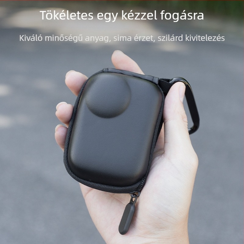 Insta360 GO Ultra védő tároló táska – EVA anyag, alkalmas Insta360 GO Ultra-hoz, logó nyomtatása lehetséges, zacskóban csomagolva