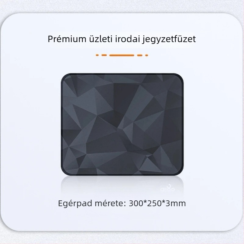 Óriás méretű gamer egérpad varrott éllel, egyedi logóval, AOCC-stílus, anime-karikatúra dizájn
