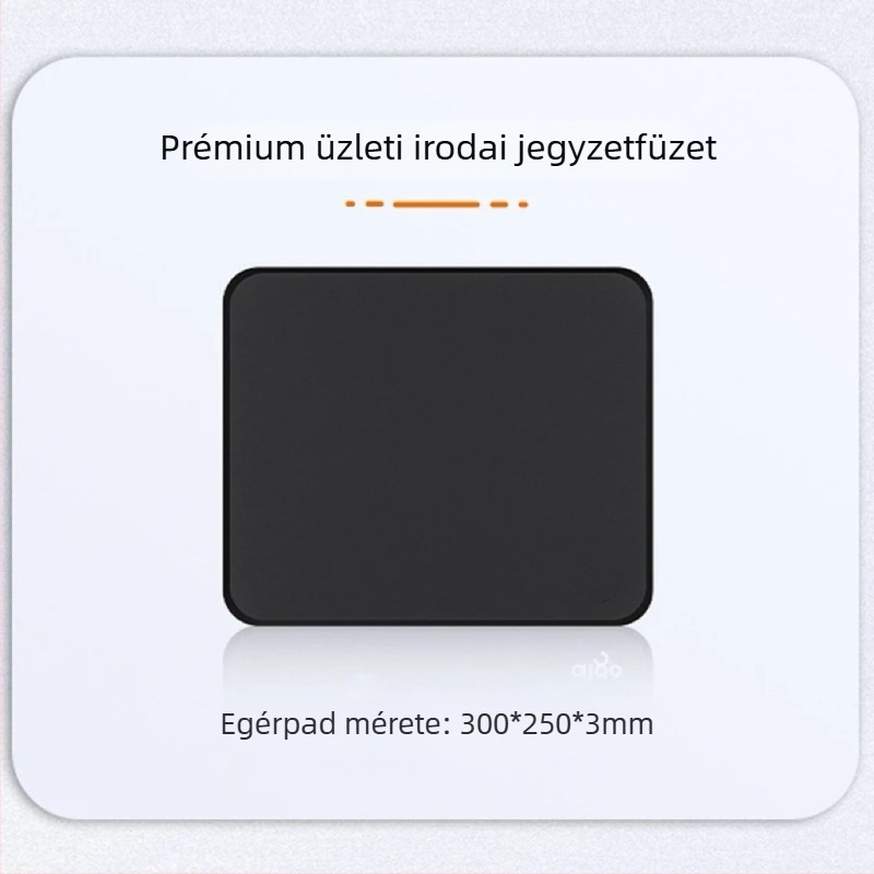 Óriás méretű gamer egérpad varrott éllel, egyedi logóval, AOCC-stílus, anime-karikatúra dizájn
