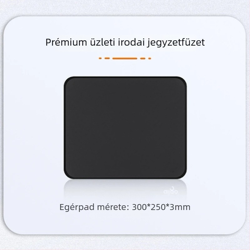 Óriás méretű gamer egérpad varrott éllel, egyedi logóval, AOCC-stílus, anime-karikatúra dizájn