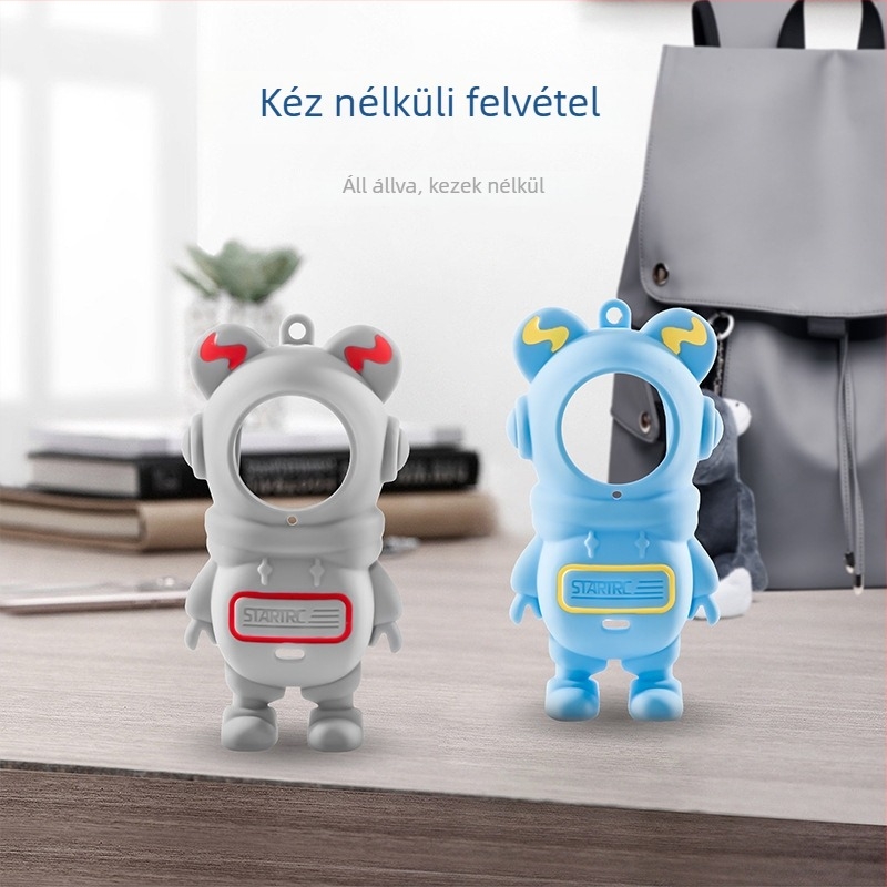 Insta360 GO3/S Szilikon védőtok ütésálló objektívvédővel – Modell ST-15010033+15010037. Tartalmaz: Szilikon védőtok, biztonsági zsinór, kézi zsinór