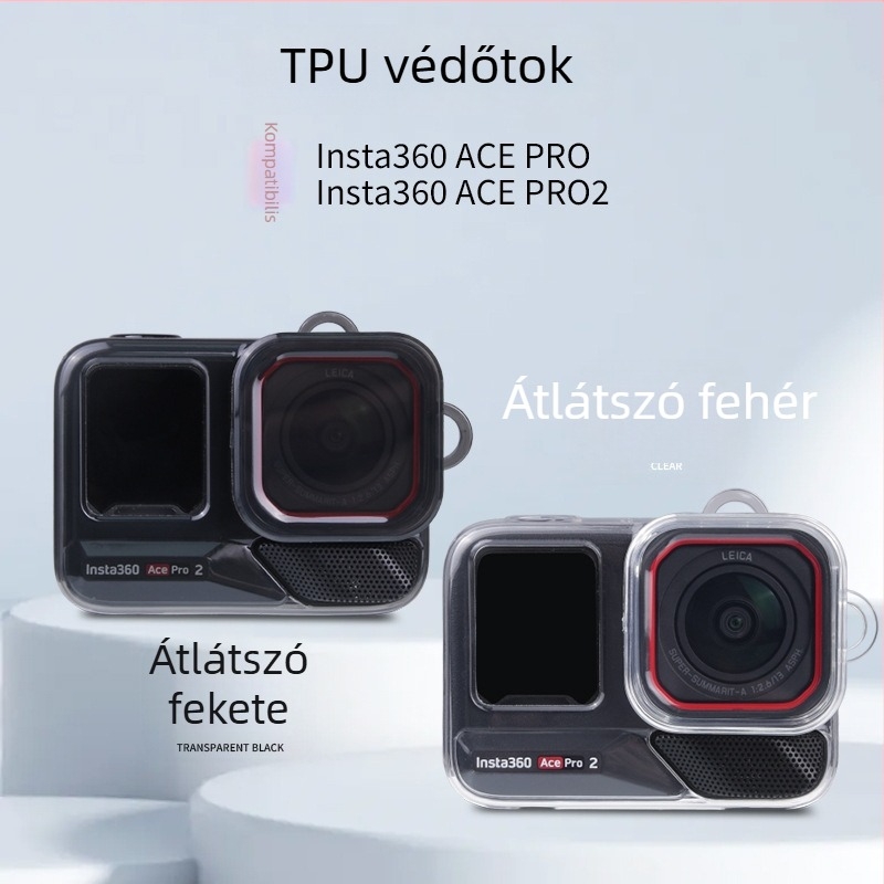 Szilikon védőtok Insta360 Ace Pro/Ace Pro2-hez – test és lencse védő, modell IST-BHT757, SUNNYLIFE