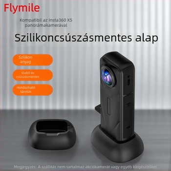Insta360 X5 Szilikon Asztali Bázis Felvételi Klipekkel és Fix X4 Állvány - Modell X5004
