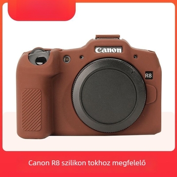 Canon EOS R8 fényképezőgéphez készült szilikon tok – porvédő és védőfedél