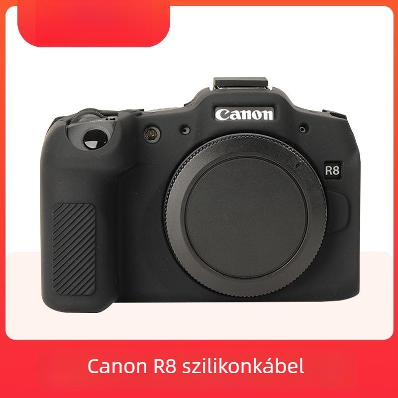 Canon EOS R8 fényképezőgéphez készült szilikon tok – porvédő és védőfedél