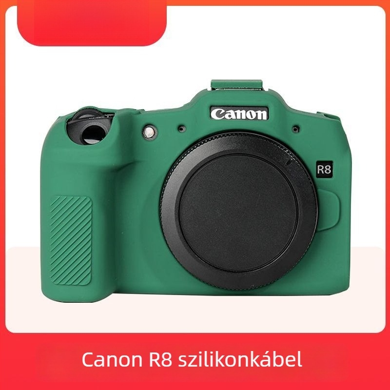 Canon EOS R8 fényképezőgéphez készült szilikon tok – porvédő és védőfedél