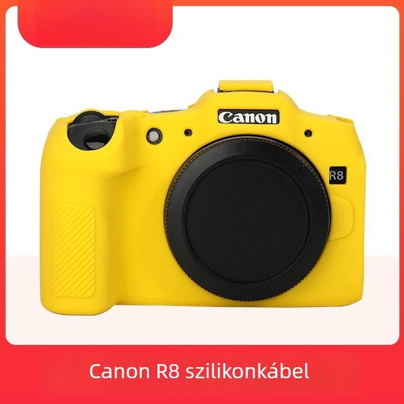 Canon EOS R8 fényképezőgéphez készült szilikon tok – porvédő és védőfedél