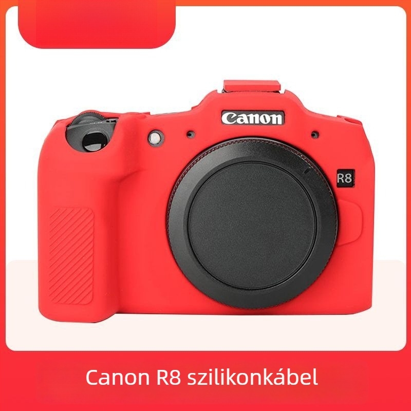 Canon EOS R8 fényképezőgéphez készült szilikon tok – porvédő és védőfedél