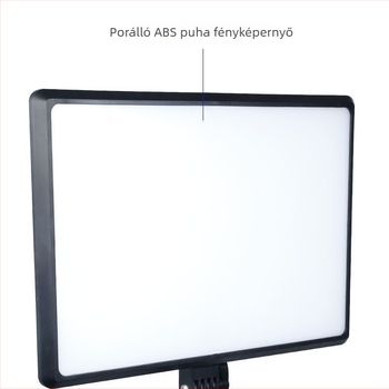 A101 LED síkpaneles kamera világítás – töltőfény, 40W, 85-245V, függőleges szerelés, többszintű állítás, élő közvetítéshez és fotózáshoz
