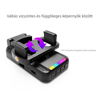 Kézi LED töltőfény, modell F-615, 4W, 5V/1A, beépített akkumulátor