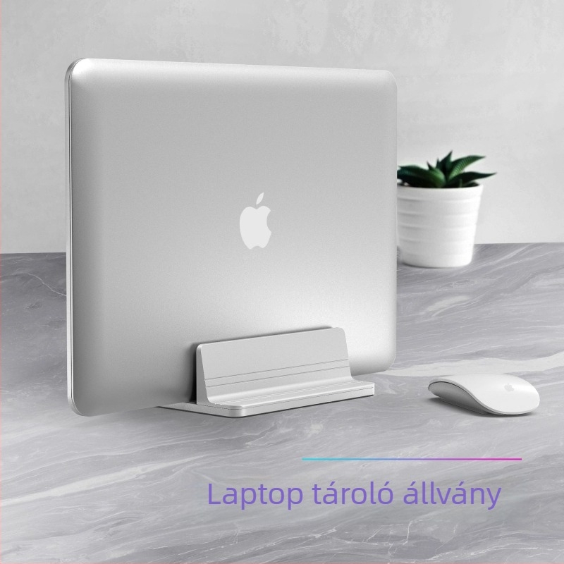 Edwin alumíniumötvözet – vertikális laptopállvány SJZJ005, kompatibilis 7–17 hüvelykes tabletekkel és laptopokkal