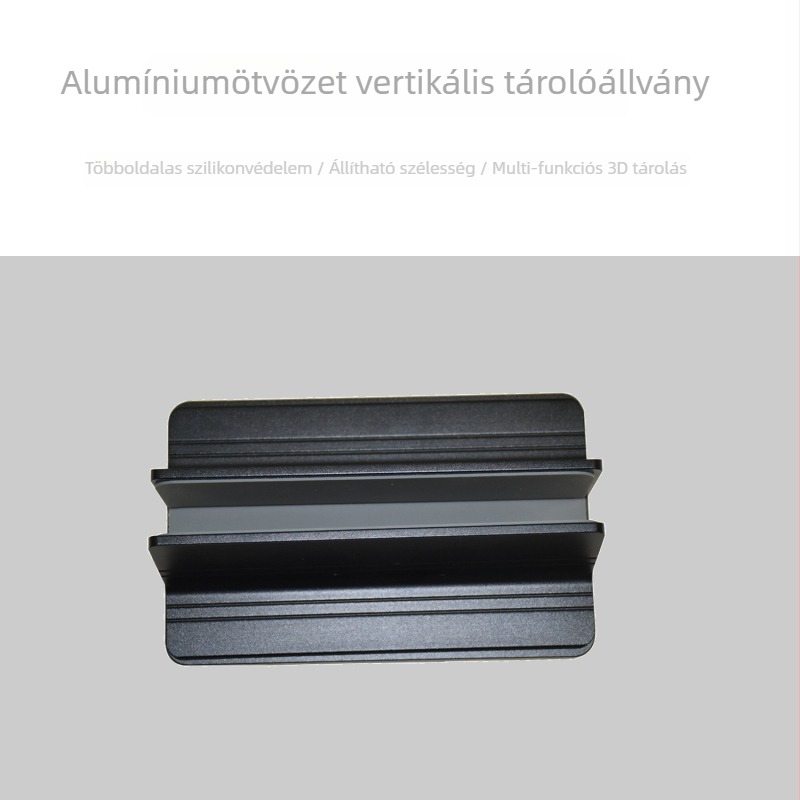 Edwin alumíniumötvözet – vertikális laptopállvány SJZJ005, kompatibilis 7–17 hüvelykes tabletekkel és laptopokkal