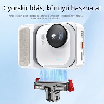 Insta360 Go Ultra fém mágneses gyorskioldó alap, Ac96, alumínium ötvözetből