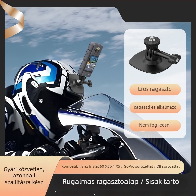 Univerzális TPU sisakadapter DJI Action / GoPro – GP383, 22 g, logónyomtatás elérhető