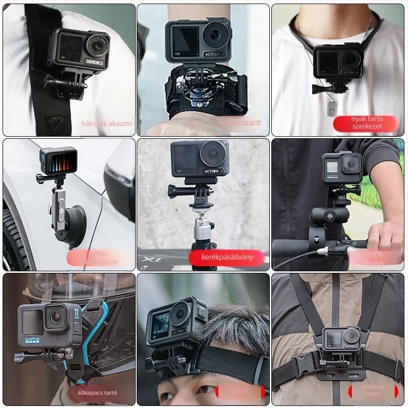 Mn97821 szilikon hüvely – univerzális DJI Action5Pro tartozékkészlethez (OEM gyártás, Guangdong eredet)