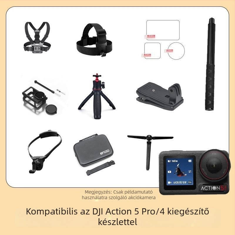 Mn97821 szilikon hüvely – univerzális DJI Action5Pro tartozékkészlethez (OEM gyártás, Guangdong eredet)