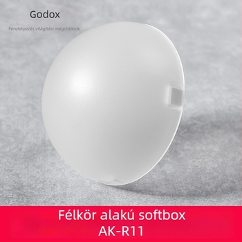 AK-R1 puha fény diffúzor V1 kamera számára – félkör alakú hordozható töltőfény – God bull