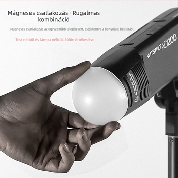 AK-R1 puha fény diffúzor V1 kamera számára – félkör alakú hordozható töltőfény – God bull